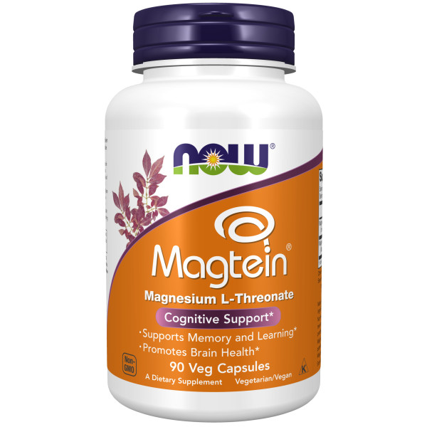 NOW Magtein L-Threonate 90 veg capsules
