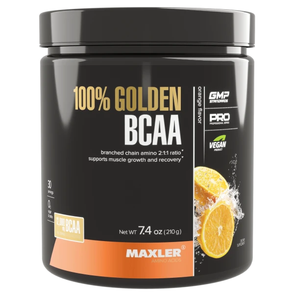 Maxler 100% Golden BCAA 210 grams (Апельсин)