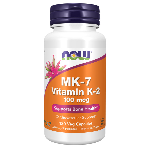 NOW Vitamin K-2 MK-7 100 mcg 120 veg capsules