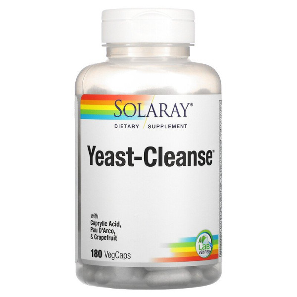 Solaray Yeast-cleanse 180 veg capsules