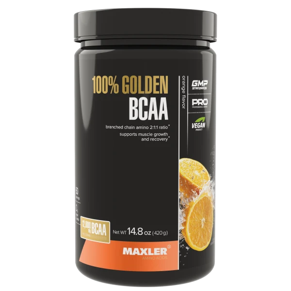 Maxler 100% Golden BCAA 420 grams (Апельсин)