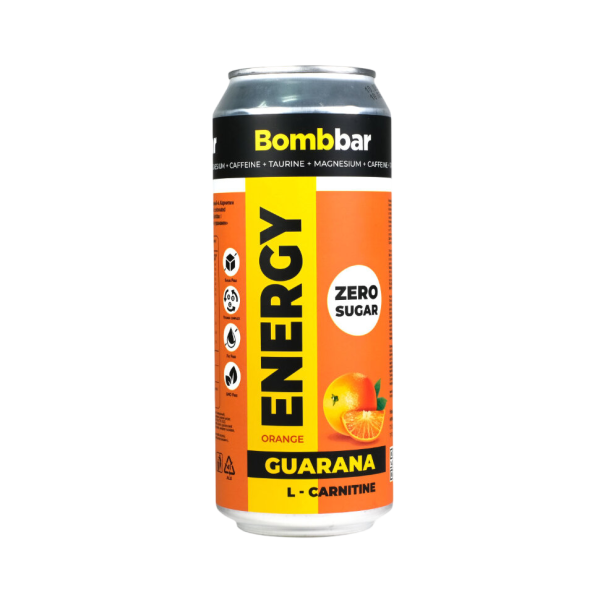 Bombbar Energy 500 ml (Апельсин)