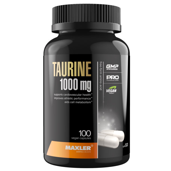Maxler Taurine 1000 mg 100 veg capsules Срок30.04.2026
