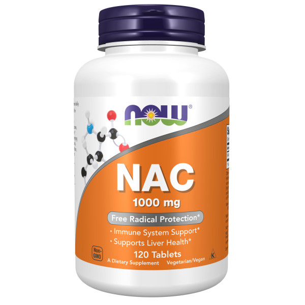 NOW NAC 1000 mg 120 tablets