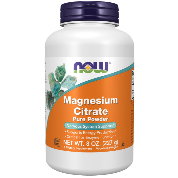 NOW Magnesium Citrate powder 227 grams
