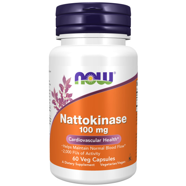 NOW Nattokinase 100 mg 60 veg capsules