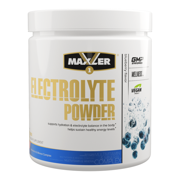 Maxler Electrolyte powder 204 grams (Голубика)