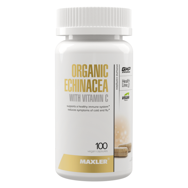 Maxler Organic Echinacea with Vit C 100 capsules