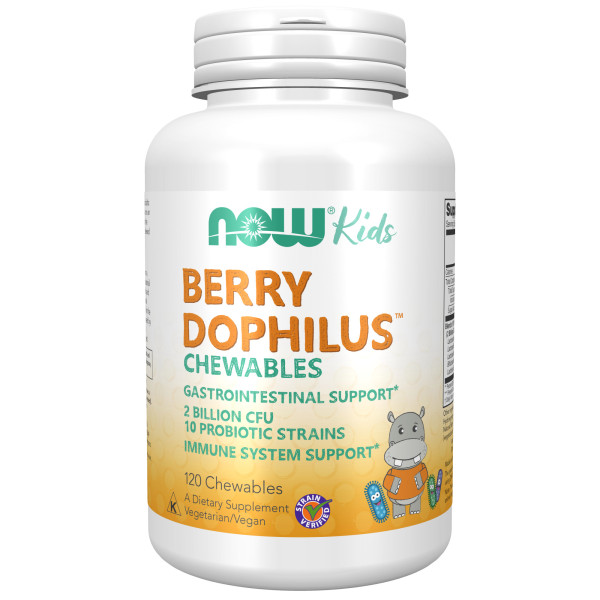 NOW Berry Dophilus Kids 120 chewables