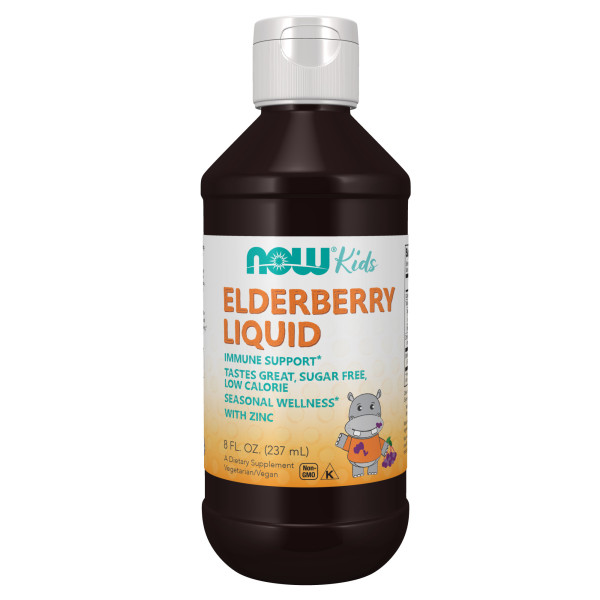 NOW Elderberry Liquid for kids 237 ml