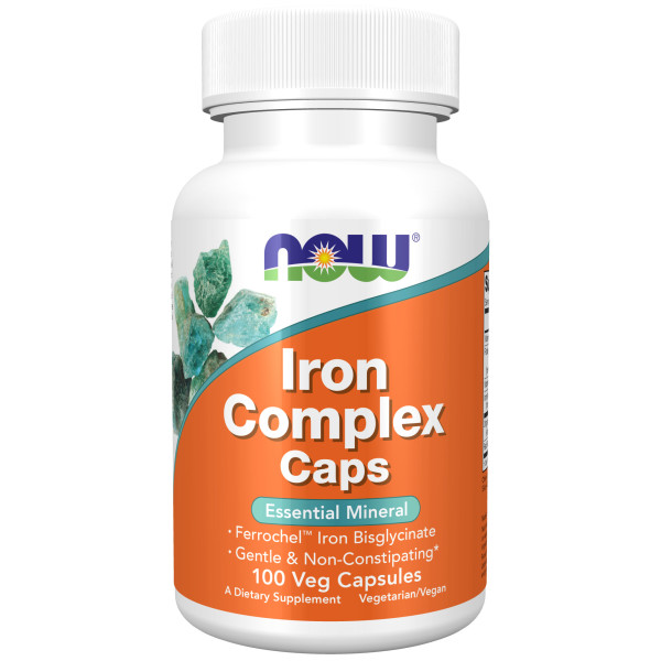 NOW Iron Complex 100 veg capsules