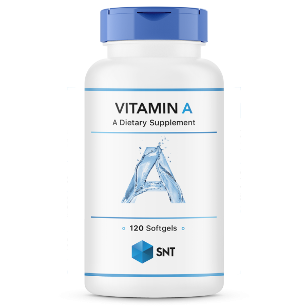 SNT Vitamin A 10000 ME 120 softgels Срок 09.06.2026