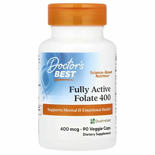 Doctor's Best Fully active folate 400 mcg 90 veg capsules