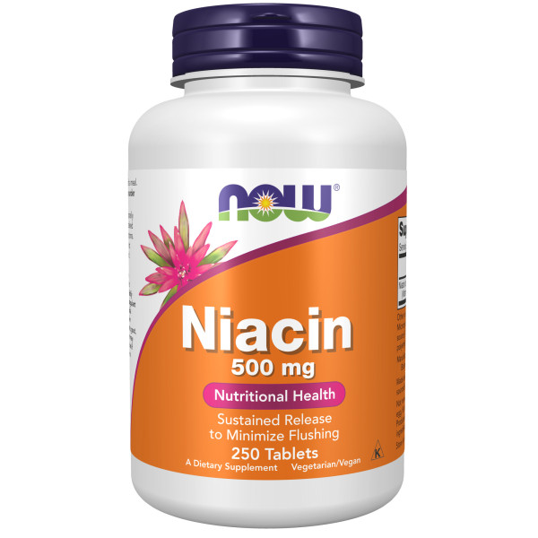 NOW Niacin 500 mg 250 tablets