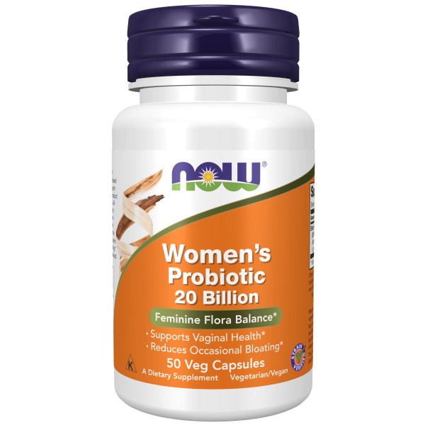 NOW Womens Probiotic 20 Billion 50 veg capsules