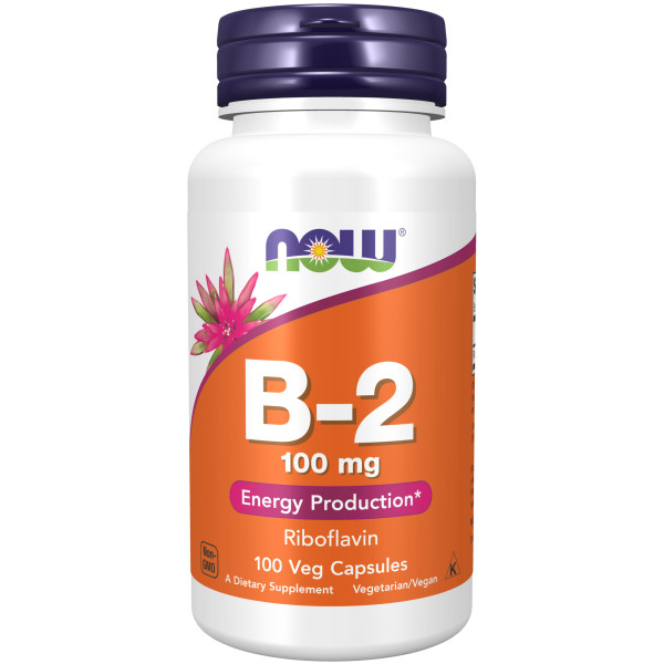 NOW B-2 100 mg 100 veg capsules