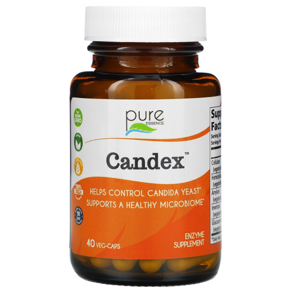 Pure Essence Здоровье кишечника Candex 40 вег капсул