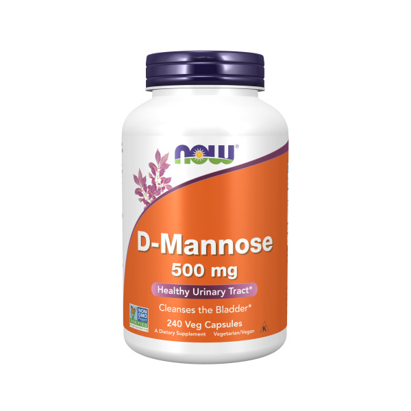 NOW D-Mannose 500 mg 240 veg capsules