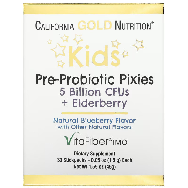California GOLD Nutrition Kids pre-probiotic pixies 30 stick