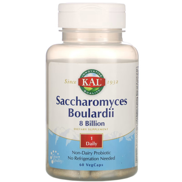 KAL Saccharomyces boulardii 8 billion 60 veg capsules