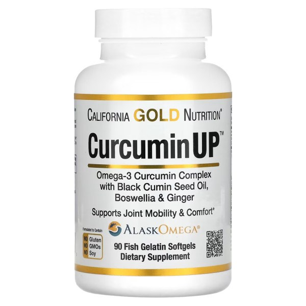 California GOLD Nutrition Curcumin UP 90 softgels