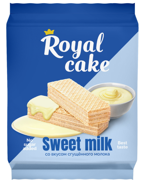 Protein Rex Royal Cake вафли 120 grams (Сгущенное молоко)