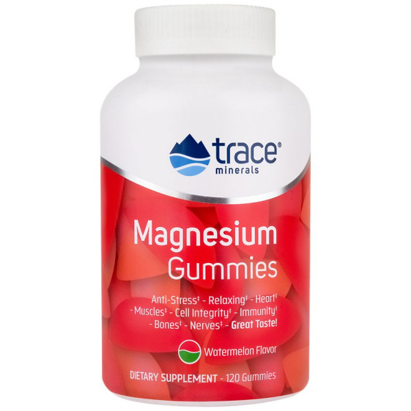 Trace Minerals Магний в мармеладках 120 мармеладок (Арбуз)
