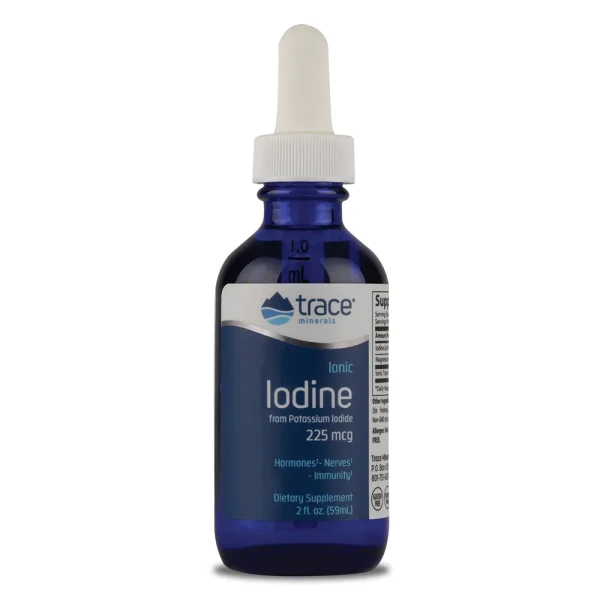 Trace Minerals Liquid Ionic Iodine 225 mcg 59 ml