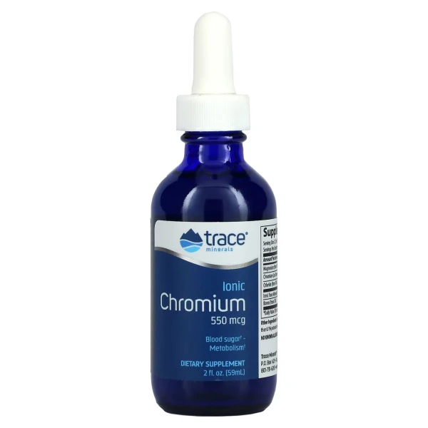 Trace Minerals Liquid Chromium 550 mcg 59 ml