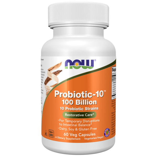 NOW Probiotic-10 100 Billion 60 veg capsules