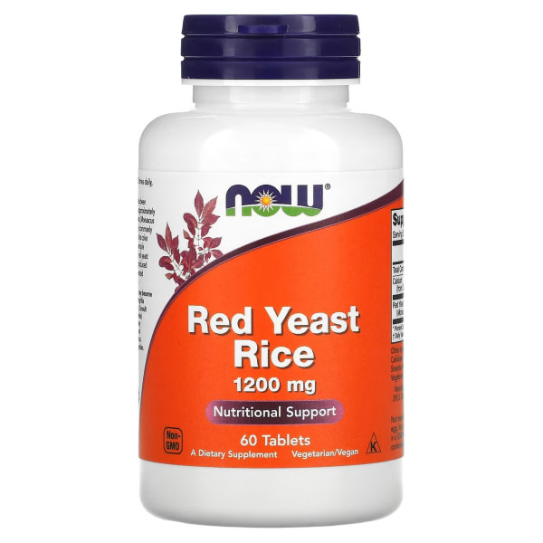 NOW Red Yeast Rice 1200 mg 60 tablets