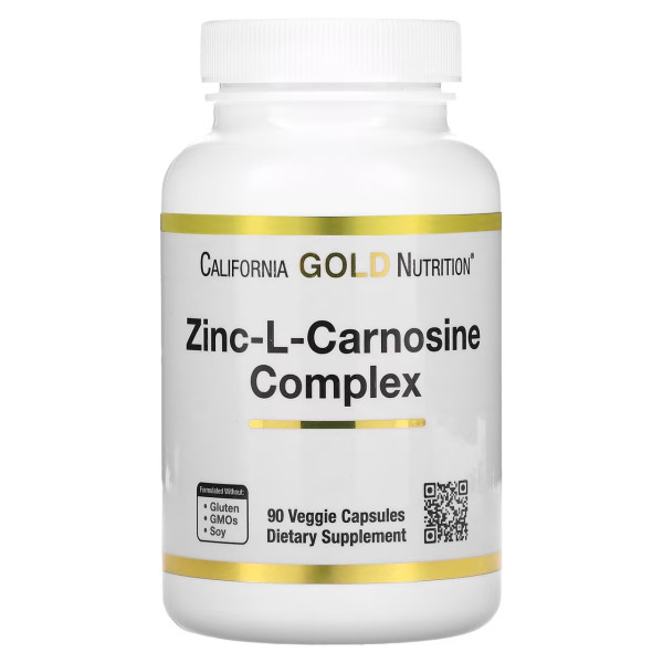 California GOLD Nutrition Zinc-L-Carnosine complex 90 veg capsules