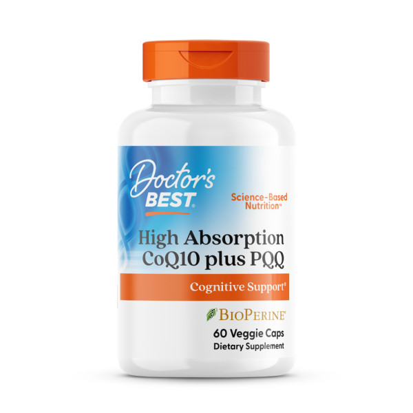 Doctor's Best CoQ10 plus PQQ 20 mg 60 veg capsules