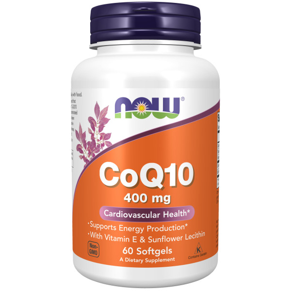NOW CoQ10 400 mg 60 softgels