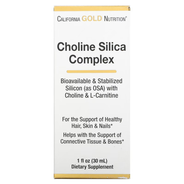 California GOLD Nutrition Choline Silica Complex 30 ml