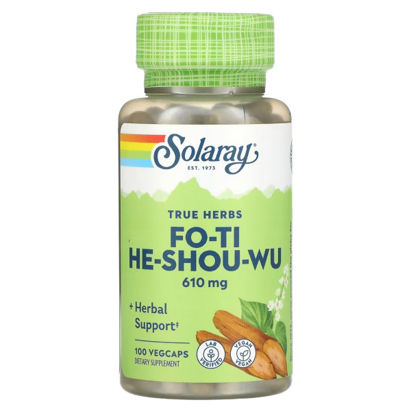 Solaray Fo-Ti He-Shou-Wu 610 mg 100 veg capsules