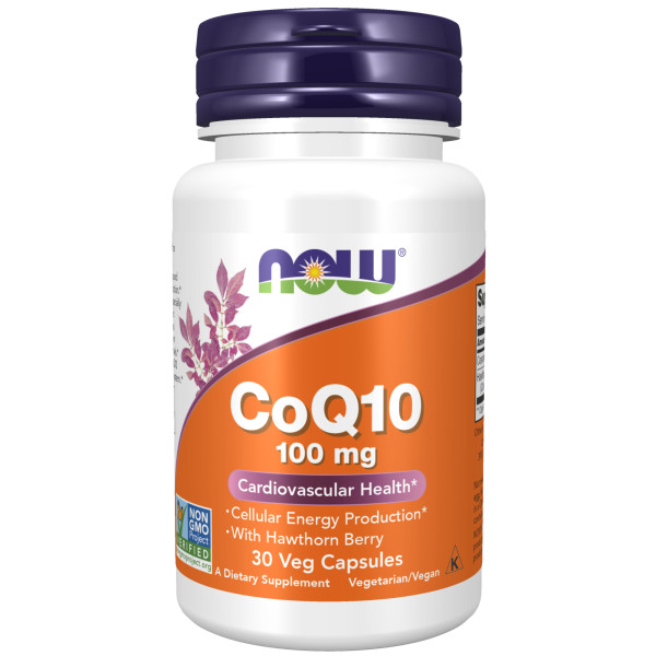 NOW CoQ10 100 mg 30 veg capsules