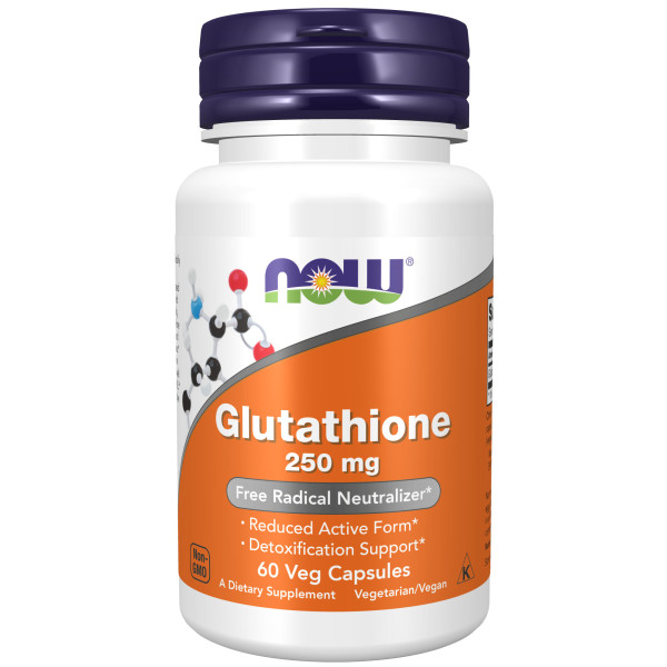 NOW Glutathione 250 mg 60 veg capsules