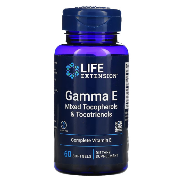 Life Extension Gamma E Mixed Tocopherols & tocotrienols 60 softgels