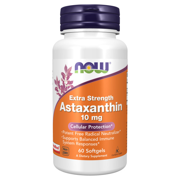 NOW Astaxanthin 10 mg 60 softgels