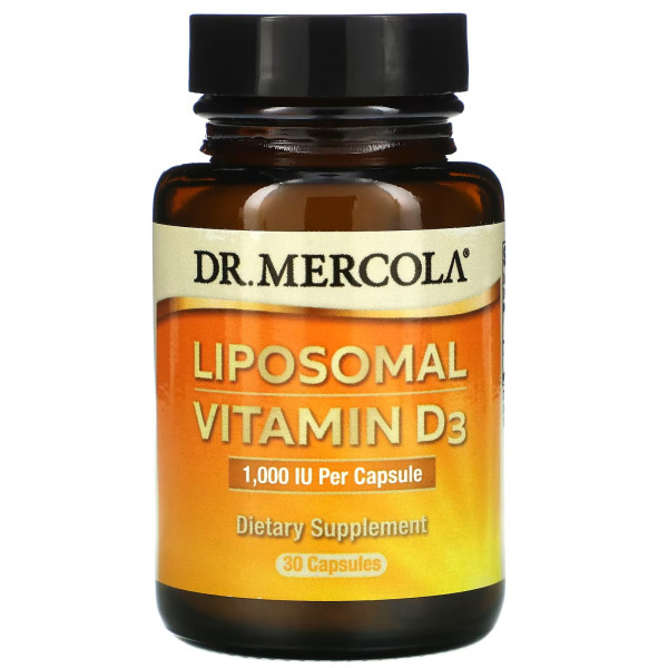 Dr. Mercola Липосомальный Витамин Д3 1000 МЕ 30 капсул