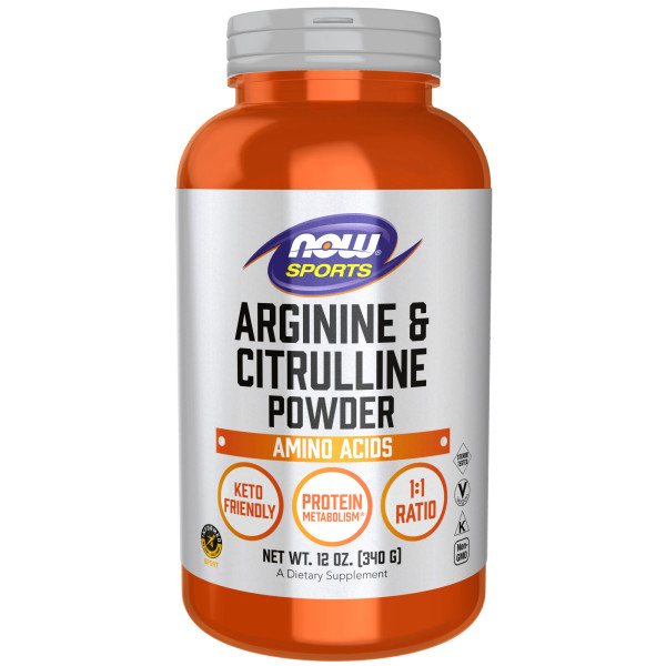 NOW Arginine & Citrulline powder 340 grams