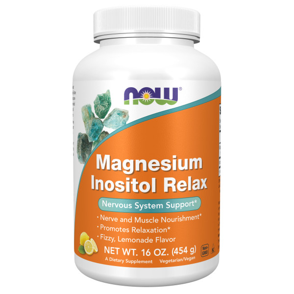 NOW Magnesium Inositol Relax Powder 454 grams