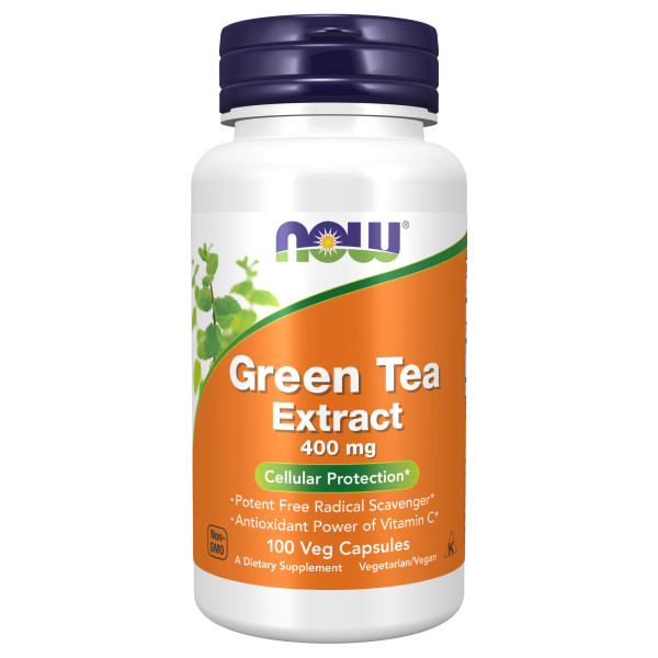 NOW Green tea extract 400 mg 100 veg capsules