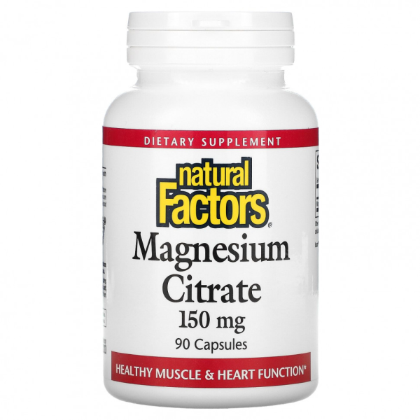 Natural Factors Magnesium citrate 150 mg 90 capsules