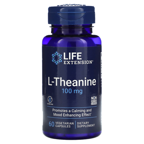 Life Extension L-Theanine 100 mg 60 veg capsules