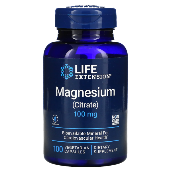 Life Extension Магний Цитрат 100 мг 100 вег капсул