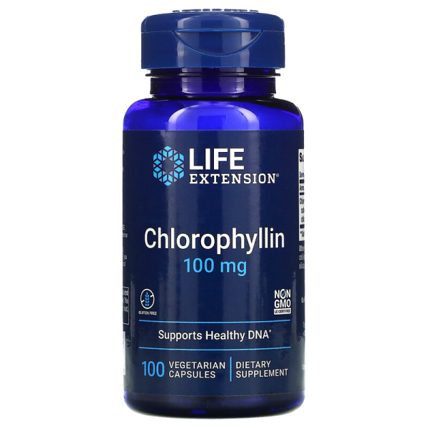 Life Extension Chlorophyllin 100 mg 100 veg capsules