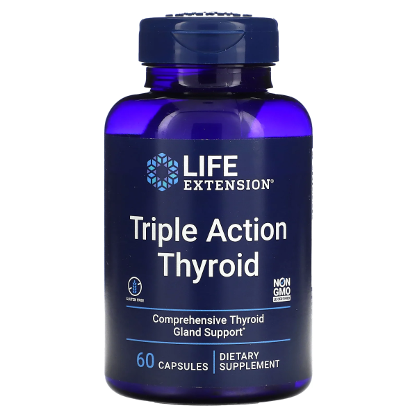 Life Extension Triple Action Thyroid 60 capsules