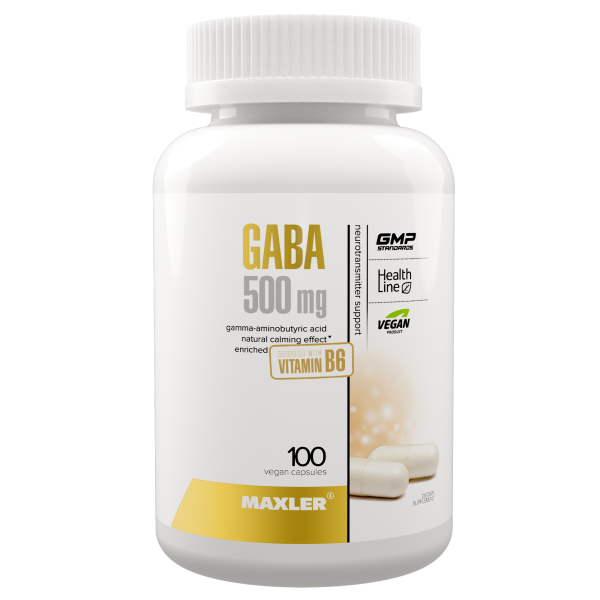 Maxler GABA 500 mg 100 veg capsules